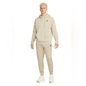 The item shown is a Nike Speckled Beige Hoodie and Pants set in a size Large